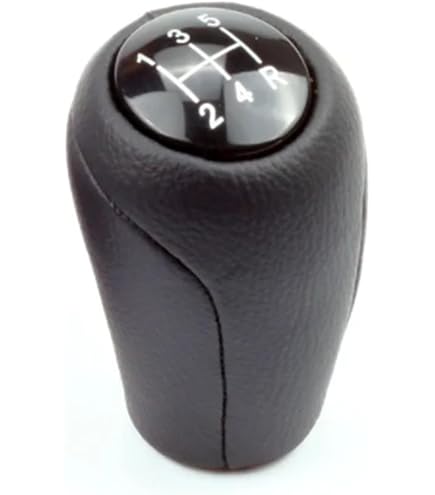 Pomello Cambio A 5 Marce Per Mazda 2 MK2 2007-2014, Nero, Ricambio Originale DL4146030 - 2