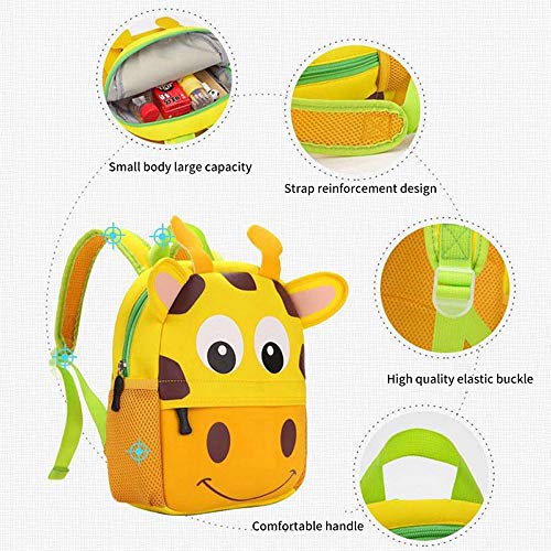 laamei Petit Sac à Dos Mignon Cartable Scolaire Maternelle 26 * 10 * 32cm (1-6 Ans) Garcon Fille