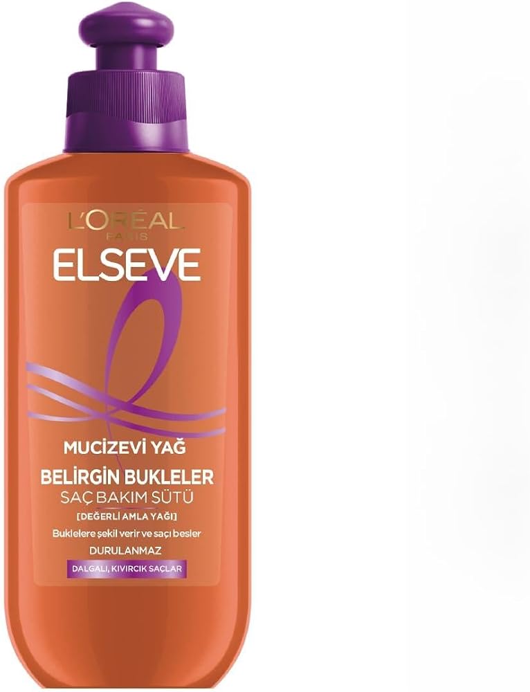 L'Oreal Paris Elseve Mucizevi Amla Yağı Bukle Belirginleştirici Saç Bakım Kremi 200 ml