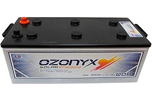 Plusenergy wccsolar Batería Monoblock Acido Plomo 12V 250Ah Ciclo Profundo - Ozonyx
