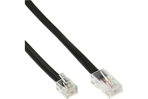 InLine Kabel modułowy, RJ45 do RJ12 wtyczka/wtyczka, 6 żył, 6 m