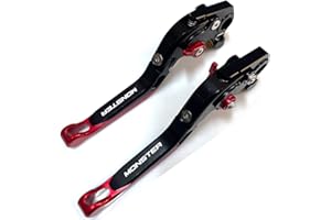YANG HUA Leviers de frein et d'embrayage pliables et extensibles - Pour Ducati Monster 696 796 695 S2R800 620
