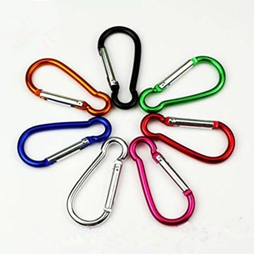 21PCS aluminum alloy 6CM gourd-shaped lock ,Goodlucking key chain / camping / fishing / travel / walking / dog belt (not used for climbing)