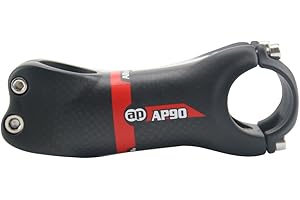Alfa Pasca Tige de vélo Carbone vélo de Route VTT Pas de Logo + -6/17 degrés 3K Brillant/Mat 31,8 * 70/80/90/100/110/120/130mm