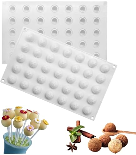 Stampo In Silicone Per Dolci A Sfera - 15 Cavità Da 42mm Per Cioccolato, Gelatina E Mousse - Foto 11
