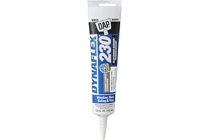 Dap 18285 Dynaflex 230 Premium Indoor Outdoor Sealant with 5.5-Ounce Tube, blanco