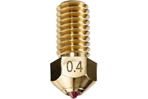 MOD3DP Ruby Tip 3D-Druckerdüse für Ankermake M5/M5C 3D-Drucker, abriebfest, Trichterform, eine für alle Materialien (AKM, 0.4mm)