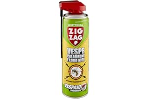 Zig Zag, Vespaio Precision, Insetticida Vespe spray ad azione immediata, con valvola a doppia erogazione, formato 400 ml