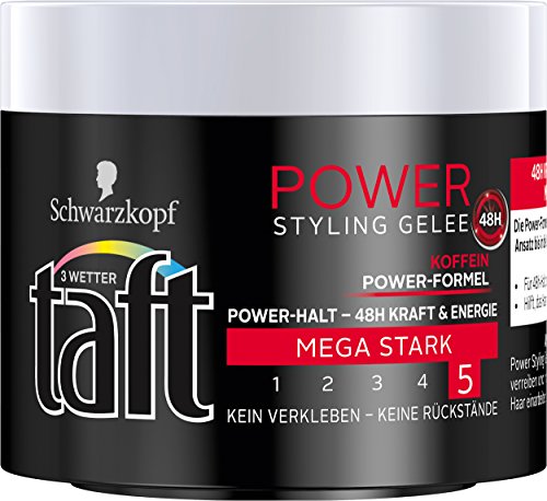Drei Wetter Taft Power Styling Gelee, mega starker Halt, 5er Pack (5 x 150 ml)