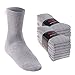 16 Paar MT® Sport- und Freizeitsocken Sportgrau-39-42