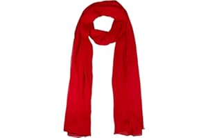 WESTEND CHOICE Crepe Chiffon Scarf Ladies Neck Wrap Women Scarves Crinkle Chiffon Scarf Stole Shawl women's scarves & wraps 150x47 cm