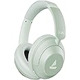 boAt Rockerz 650 Pro (2025 Launch), Touch/Swipe Controls, Dolby Audio, 80Hrs Battery, 2Mics ENx, Fast Charge, App Support, Dual Pair, Bluetooth Headphones, Wireless Headphone with Mic (Sage Green)