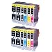 Produktbild Kompatible Tintenpatronen Ersatz für Canon PGI 5BK CLI 8BK PGI-5BK PGI-8BK CLI-5 CLI-8 PGI5BK CLI8BK Tintenpatronen Hohe Kapazität kompatibel für Canon PIXMA iP3300 iP4200 iP4300 iP4500 iP5200,iP5200R iP5300 iX4000 iX5000 MP500 MP510 MP530 MP600 MP600R MP800 MP800R MP810 MP830 MP950 MP960 Tintenpatronen für Inkjet Drucker (4 Grossen Schwarz,2 Klein Schwarz,2 Cyan,2 Magenta,2 Gelb)