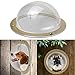Produktbild OLJF Hund Zubehör Hund Zaun Fenster Katzen Hunde Peek Bubble Durable Acryl Dome Fenster Hund Katze Heimtierbedarf