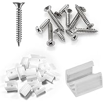 TOP-VIGOR Lot De 50 Clips De Montage Pour Bande Lumineuse LED