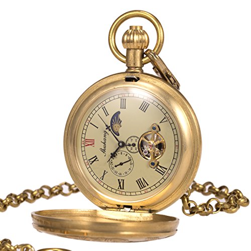 Amazon Manchda Watch Mens Pocket Watch Pure Copper Case Manchda