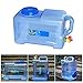 Produktbild Bulary 12L Auto Eimer Wasserbehälter Outdoor Reise Eimer Auto Tragbare Eimer Outdoor Camping Hause Trinken Lagerung Eimer Mit Wasserhahn