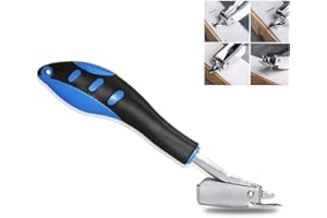 KAFENDA Staple Remover Upholstery Construction Heavy Duty Tack Lifter Office Claw Tools, Strength Staple Puller Removing All Kinds of Staples for Furniture Floor Wooden Case Carton Photo Frame Carpet (Blue)