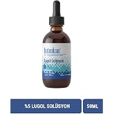 %5 Lugol Sol&uuml;syon 50ml İyot &Ccedil;&ouml;zeltisi &ndash; Y&uuml;ksek Kalite & Saf İ&ccedil;erik