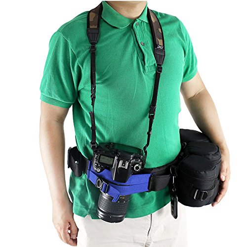 efonto/JJC Outdoor Travel Utility Fotografie Gürtel Kamera Objektiv Taschen und SD Memory Card Organisation Schutzhülle Zubehör Gürtel - 5