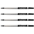 Parker Ultra Fine Navigator Roller Ball Refill Black (Set of 4)