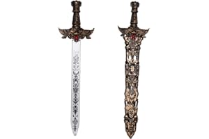 Ciieeo 1 PC Épée en Plastique pour Jouer À Faire Semblant Cosplay Épée pour Chevalier Jouet en Plastique Épée pour Costume Jouer Halloween Cosplay