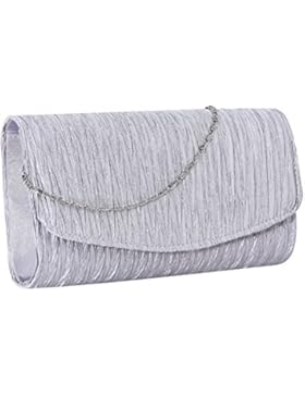 Damen Abendtasche Clutch Clasichic Umhängetasche Citytasche mit Ketten Träger für Party, Hochzeit, und verschiedene...