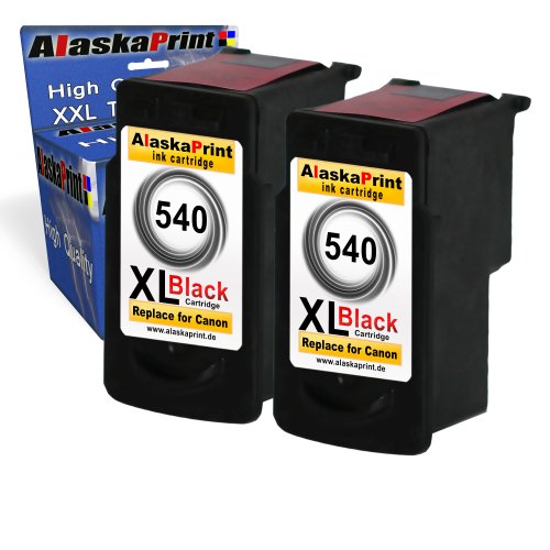 2x Tintenpatronen Komaptibel für Canon PGI-540 XL Canon PGI540xl Canon PGI-540xl Canon PGI540 xl Schwarz Black BK für Canon Pixma MX395 MG2150 MX430 MX455 MG2250 MX475 MX515 MX525 MG3500 MG3150 MG3255 MG4250 MG4150 MG3250 MX535 MG3550 MX530 MG3140 MX375 MG3650 MX435 Canon Pixma MX 395 MX 535 Canon Pixma MG 3650 MG 4250 Canon PG-540XL CL-541XL drucker Tinte Patrone