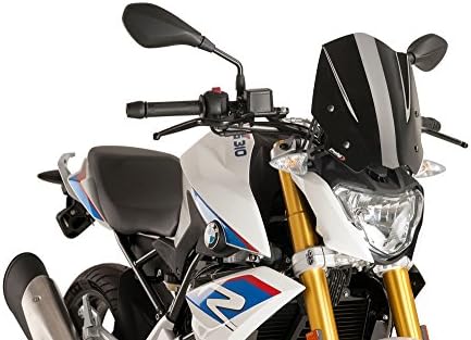 Powermint 8920N Windshield Sport BMW G310R 2016- black Fly screen