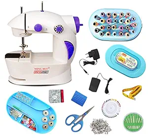 Regrid Rgd-cmb07 4In1 Portable & Compact Electric Sewing Machine,White & Purple