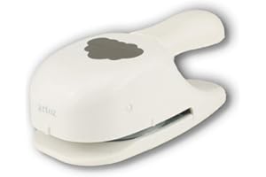 Artoz Perforatrice en papier - Perforatrice pour cartes - Nuage - 45 mm - Pour faire des cartes - Pour fêtes prénatales, anniversaires, Noël, invitations bien plus encore.