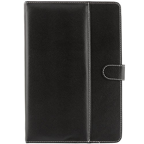 iProtect Kunstleder Tasche für MEDION LIFETAB Schutz Hülle Case mit Stylus PEN für S10346 MD 98992 und S10366 MD 99781 10,1 Zoll schwarz - 3