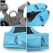 BTSKY 3 in 1 Baby Toddler Cartoon Animal Walking Safety Harness Portable High Chair Cart Safety Strap Learning Assistant Belt Shopping Cart Safety Strap (blue)