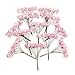 Produktbild Gleader 144 Stk. Mini Papier Rose Hochzeit Blumen fuer Handwerk Hochzeitsbevorzugungskasten (Rosa)