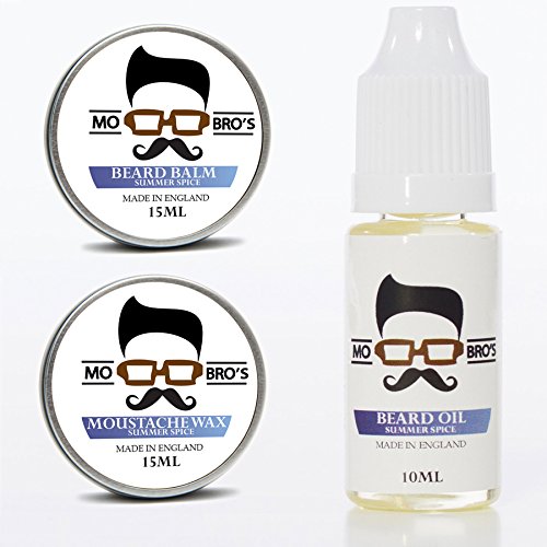 Mo Bro's Beard & Moustache Grooming Essential Trio (Summer Spice)