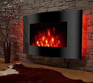 Elektrokamin, Wandkamin, Modell "Zürich": Amazon.de: Baumarkt