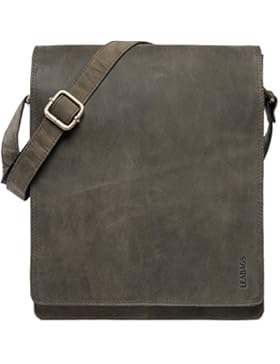 LEABAGS London Umhängetasche aus echtem Büffel-Leder im Vintage Look