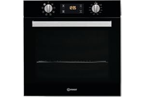 Indesit Aria Electric Fan Single Oven - Black