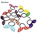 Produktbild Gfone 10 PCS Zufällige Kaninchen Ohren Haar Ring Kopf Seil Gummiband Headwear Zubehör Stirnbänder