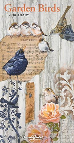 Garden Birds By Pollyanna 2018 Slim D (Diary Slim)