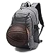Produktbild Rqwy Rucksack USB Laptop Rucksack mit Ball Speicher kopfhörer Loch wasserdicht Oxford Reise Freizeit Tasche