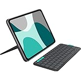 Logitech Flip Folio iPad Pro 11 in&ccedil; (M4), iPad Air 11 in&ccedil; (M2 ve M3), iPad Air (5. Nesil) i&ccedil;in Klavyeli Kılıf