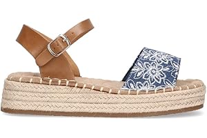 Etika Sandalia Niña Esparto Atlanterra | Suela Doble y Hebilla Ajustable - Diseño Moderno | Perfectas para un Estilo Diario y Cómodo