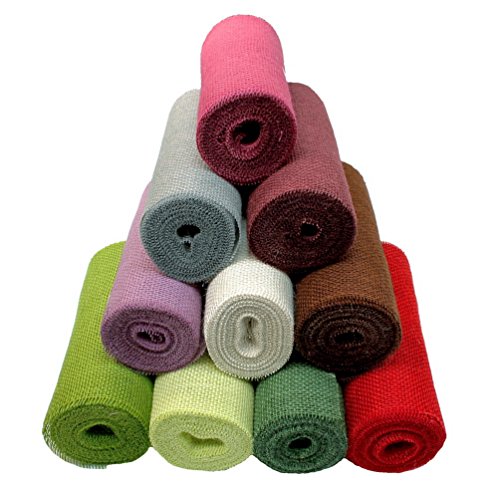 Jute Tischband div. Farben, 30cm BREIT – 10 Meter, TOP PREIS !!! (lavendel) - 2
