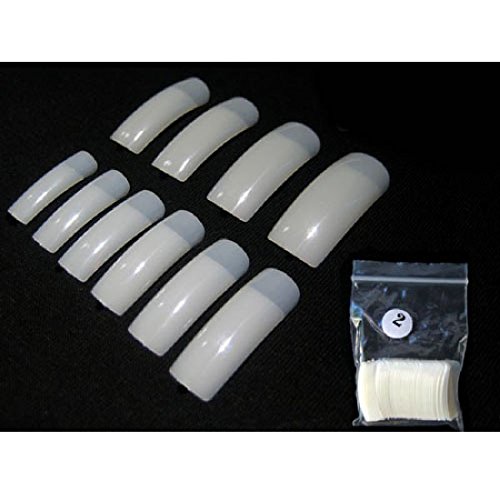 500Pcs Uv Gel Natural French Acrylic Style False Nail Art Tips
