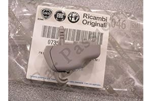 FCA Gancio Supporto Fissaggio Aletta Pantina Parasole Compatibile Con Fiat Panda (312) Dal 2012 In Poi Originale Destro Sinistro