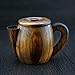 Brilliant Piece Of Hand Crafting, Haryali London Classic Wooden Shaving MUG for Hot Water Traditional Old Style Shave.