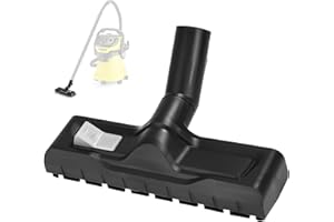 ZHUFAS 35mm Brosse Aspirateur Kärcher WD3, WD4, WD5, WD6, le port de la brosse peut changer de sol sec/humide,Noir