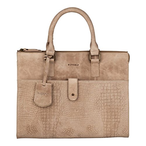 Preisvergleich Produktbild Burkely Croco Chloe Handtasche M Sand