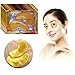 ONE1X - 1Set FACE,EYE,NECK Crystal 24K Gold Powder Gel Collagen Mask Masks Sheet Patch, Anti Ageing Aging, Remove Bags, Dark Circles & Puffiness, Skincare, Anti Wrinkle, Moisturising, Moisture, Hydrating, Uplifting, Remove Blemishes & Blackheads Product. Firmer, Smoother, Tone, Regeneration Of Skin. Suitable For Home Use Hot or Cold.